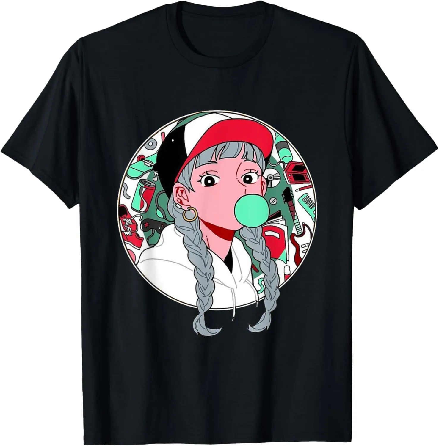 Anime Girl Japanese Aesthetic anime Otaku T-Shirt