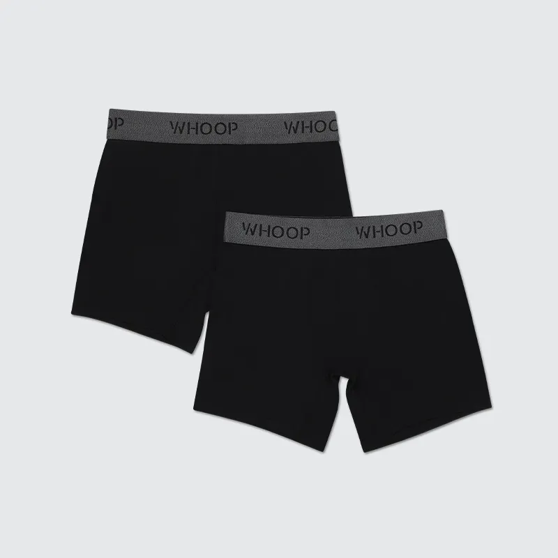 Black ANY-WEAR™ Boxer (2-Pack) | Smart Apparel
