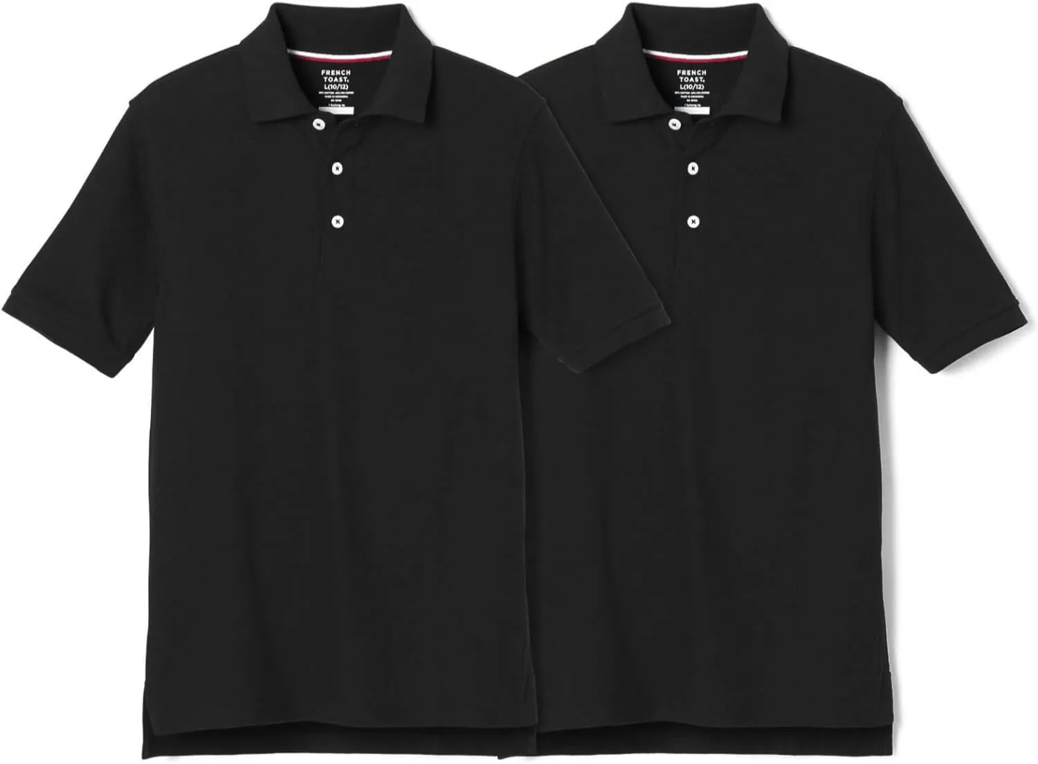 French Toast Boys' 2-Pack Short Sleeve Pique Polo Shirt