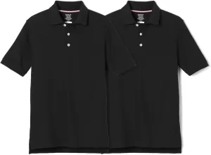 French Toast Boys' 2-Pack Short Sleeve Pique Polo Shirt