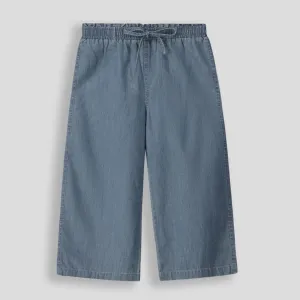 Girls Wide Leg Pants _ 153578 _ Mid Wash