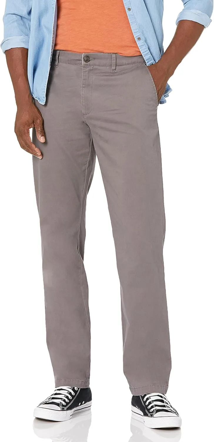 Goodthreads Men's Straight-Fit Washed Comfort Stretch Chino Pant