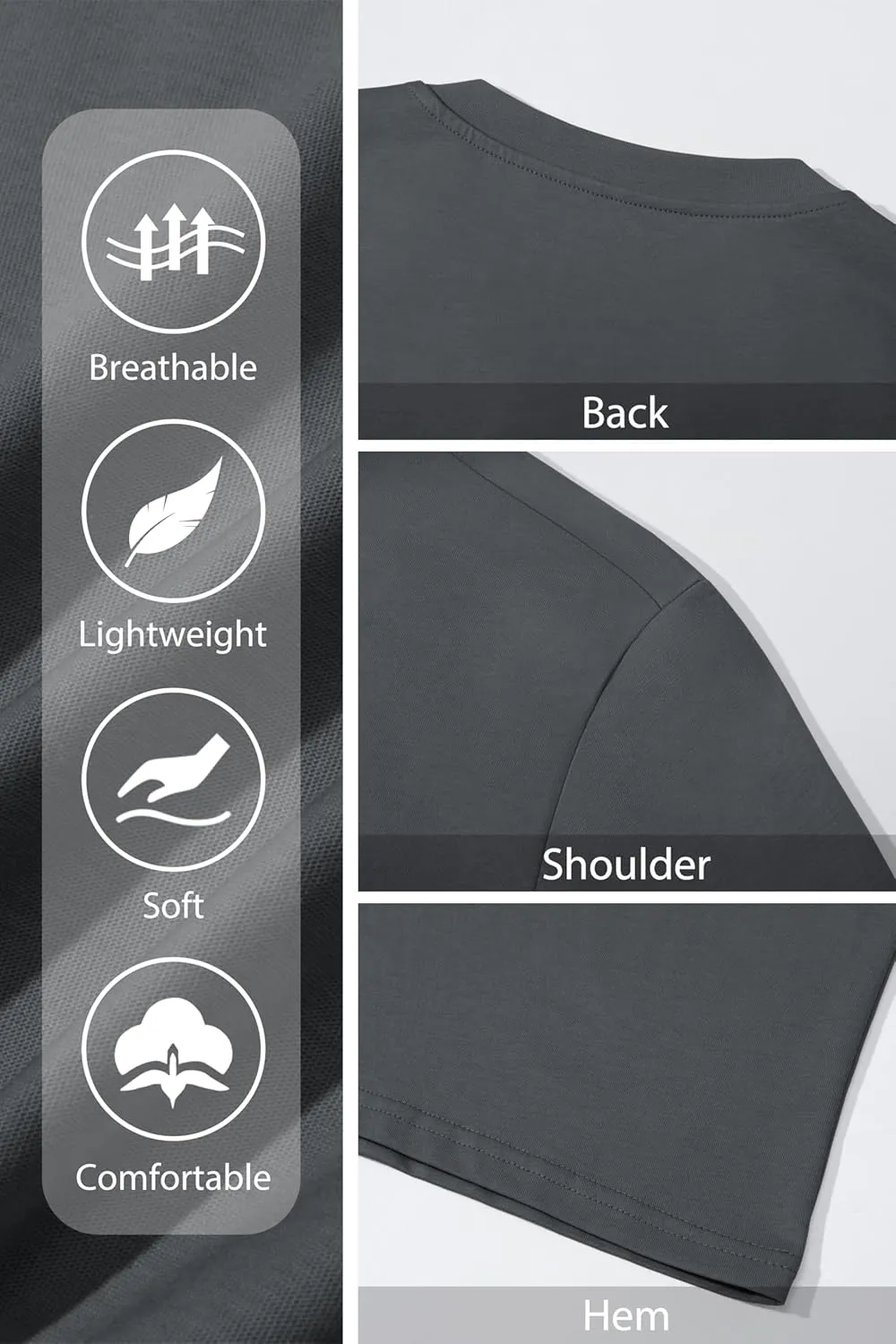 MAGNIVIT Men's Long Sleeve Henley Shirts Cotton 3-Button Spring Casual T-Shirts Solid Color Soft Basic Tops 2025
