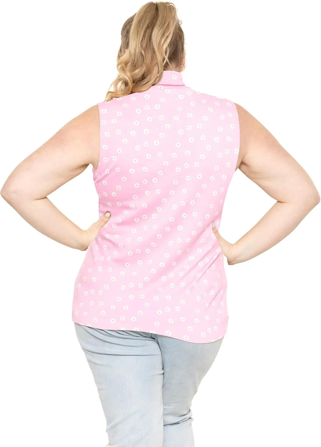 STRETCH IS COMFORT Women's Plus Oh So Soft Sleeveless Mock Neck Top - Perfectly Stylish, Cozy Essential for Everyday XS-5XL